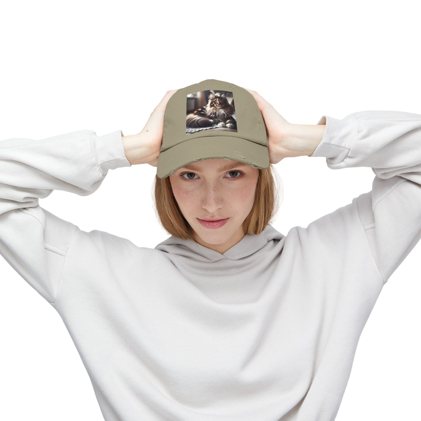 Unisex Distressed Cap