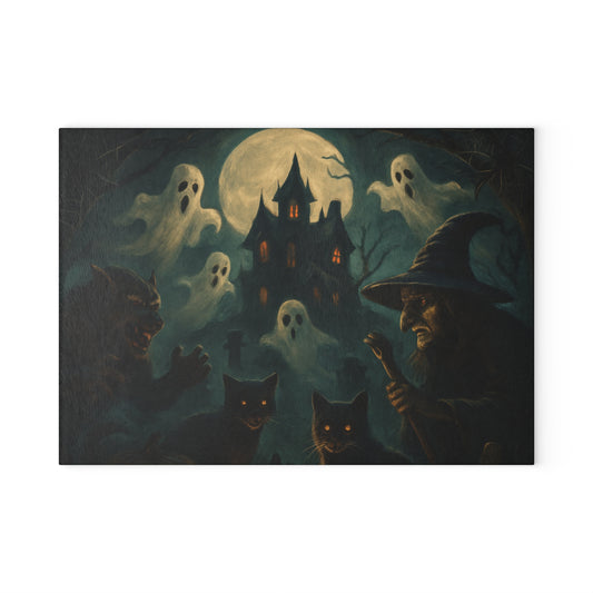 HALLOWEEN Glass Cutting Board