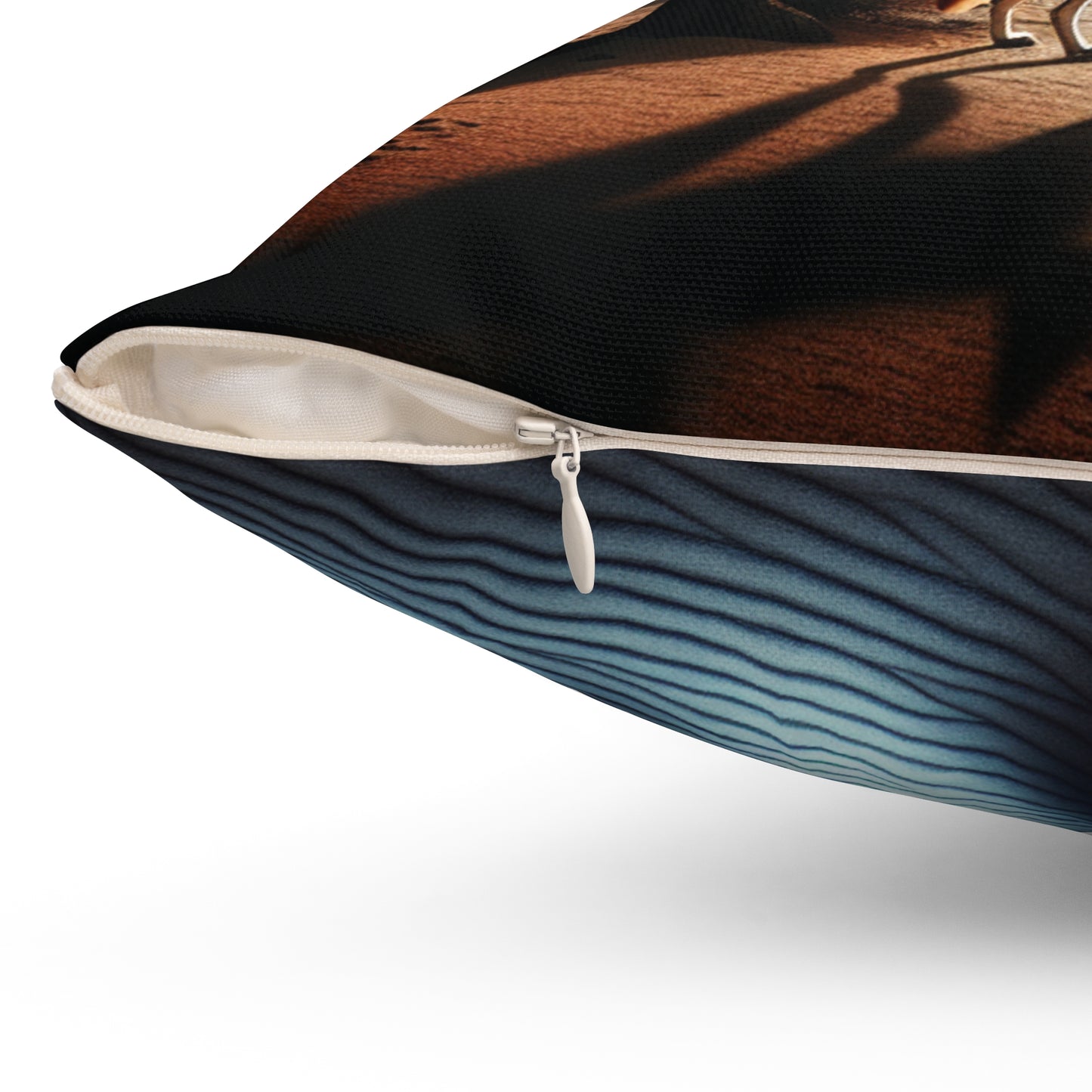 Spun Polyester Square Pillow