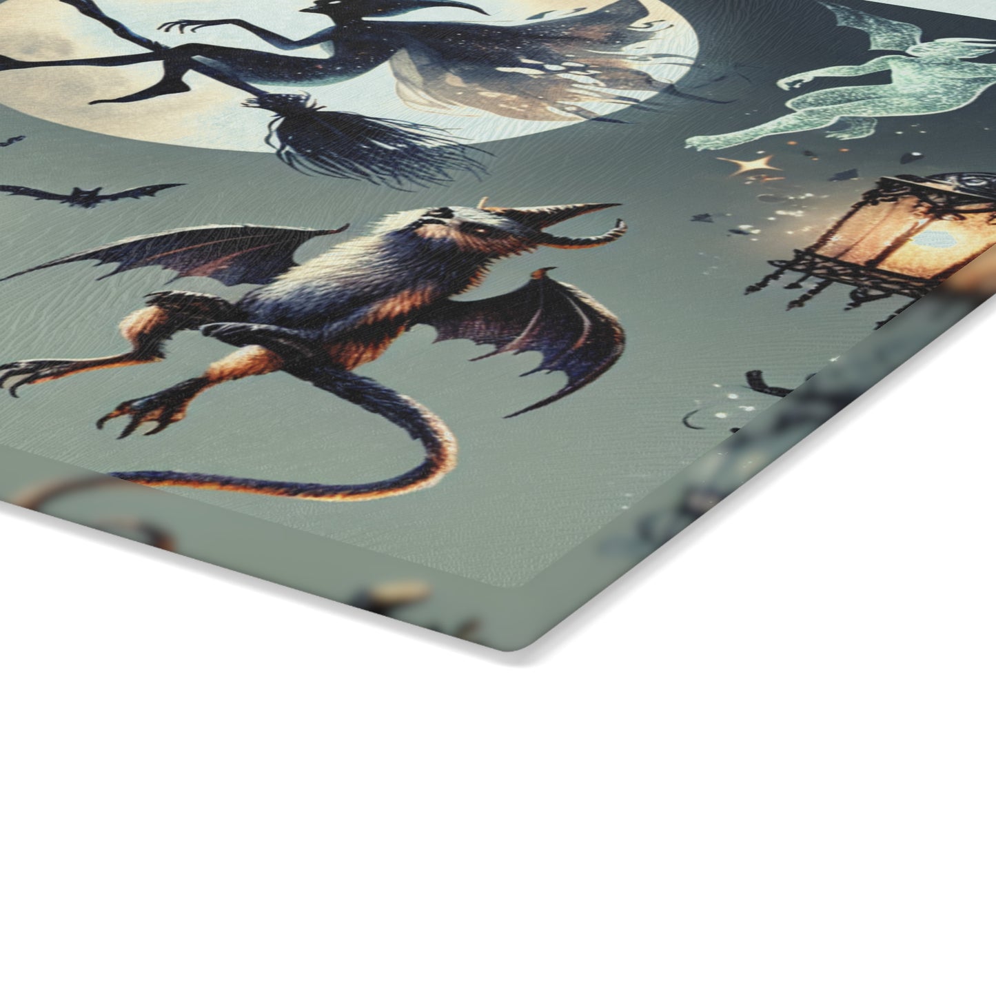 HALLOWEEN Glass Cutting Board