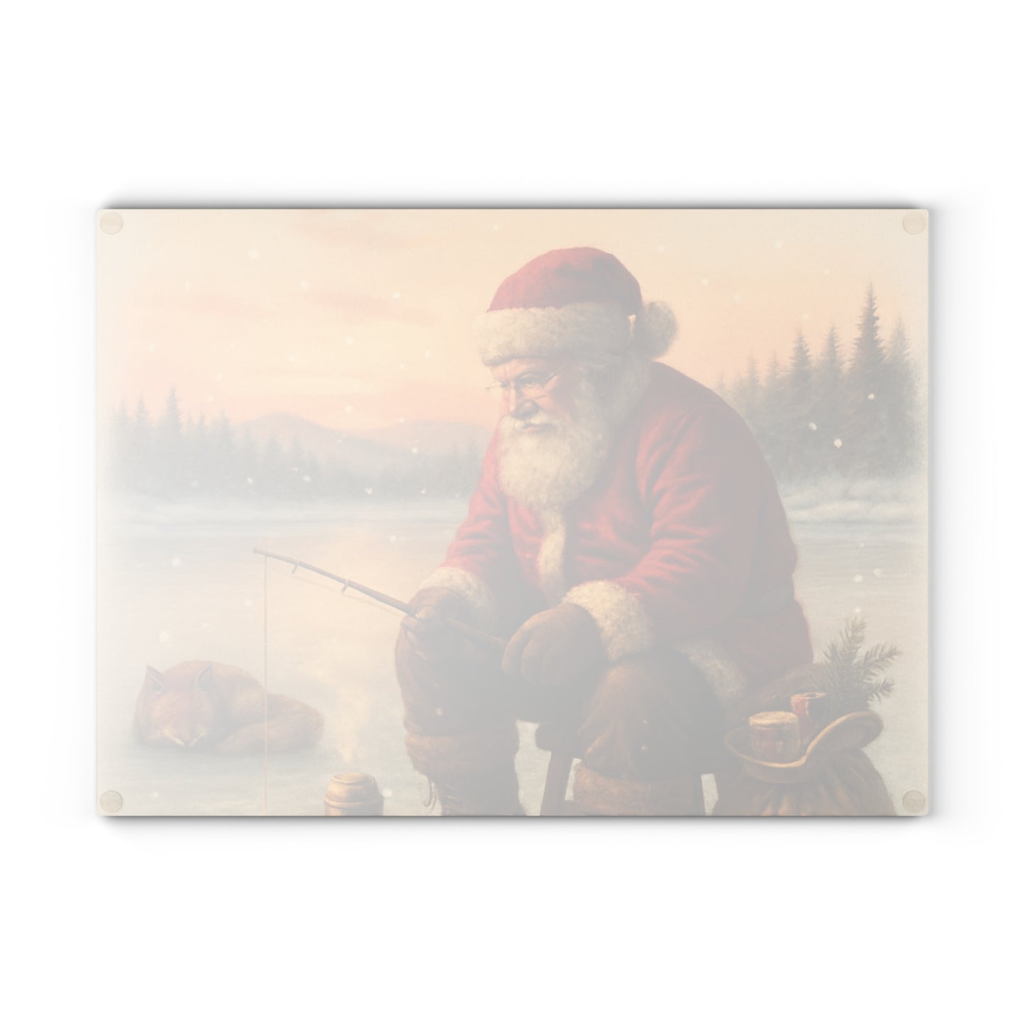 CHRISTMAS Glass Cutting Board