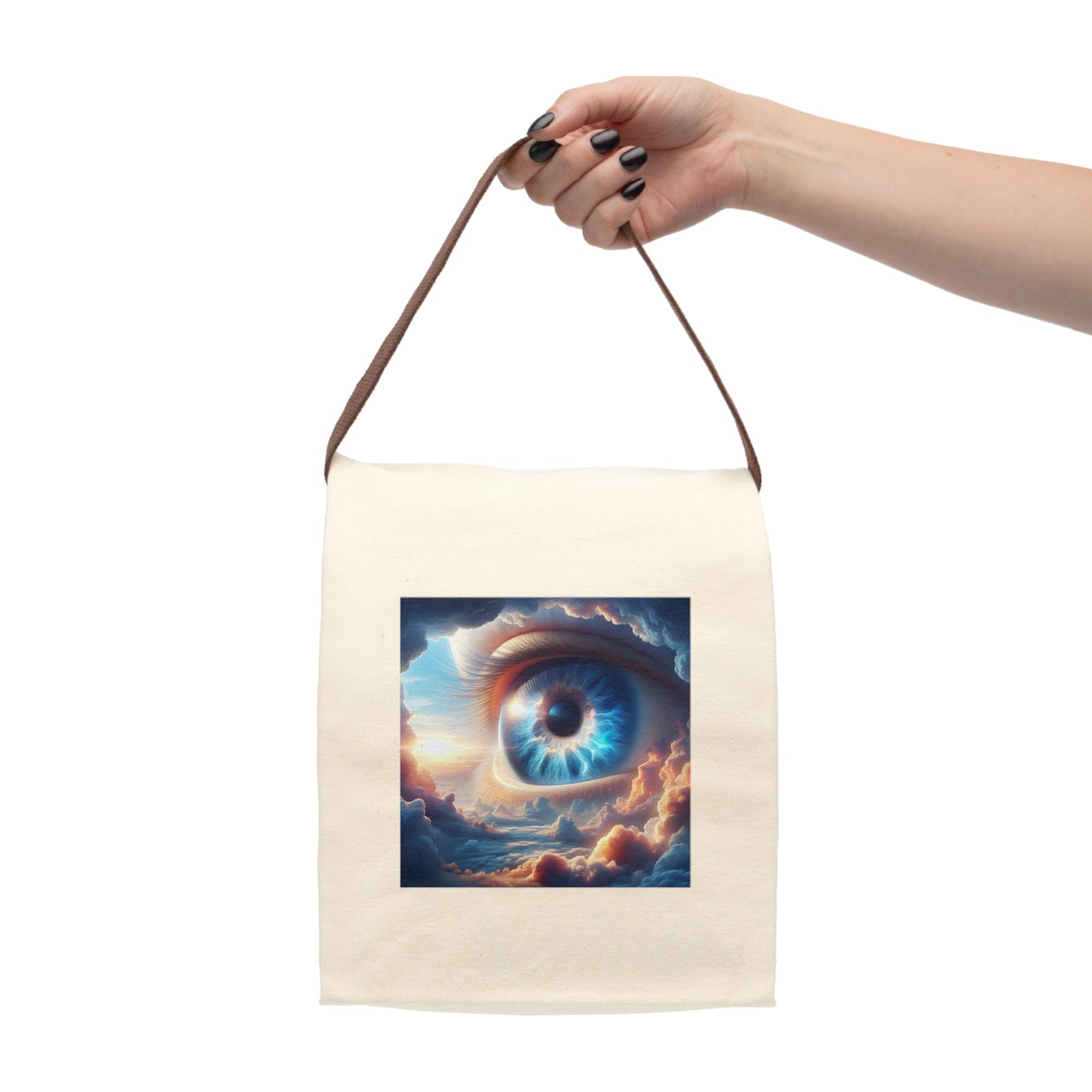 Canvas Lunch Bag With Strap