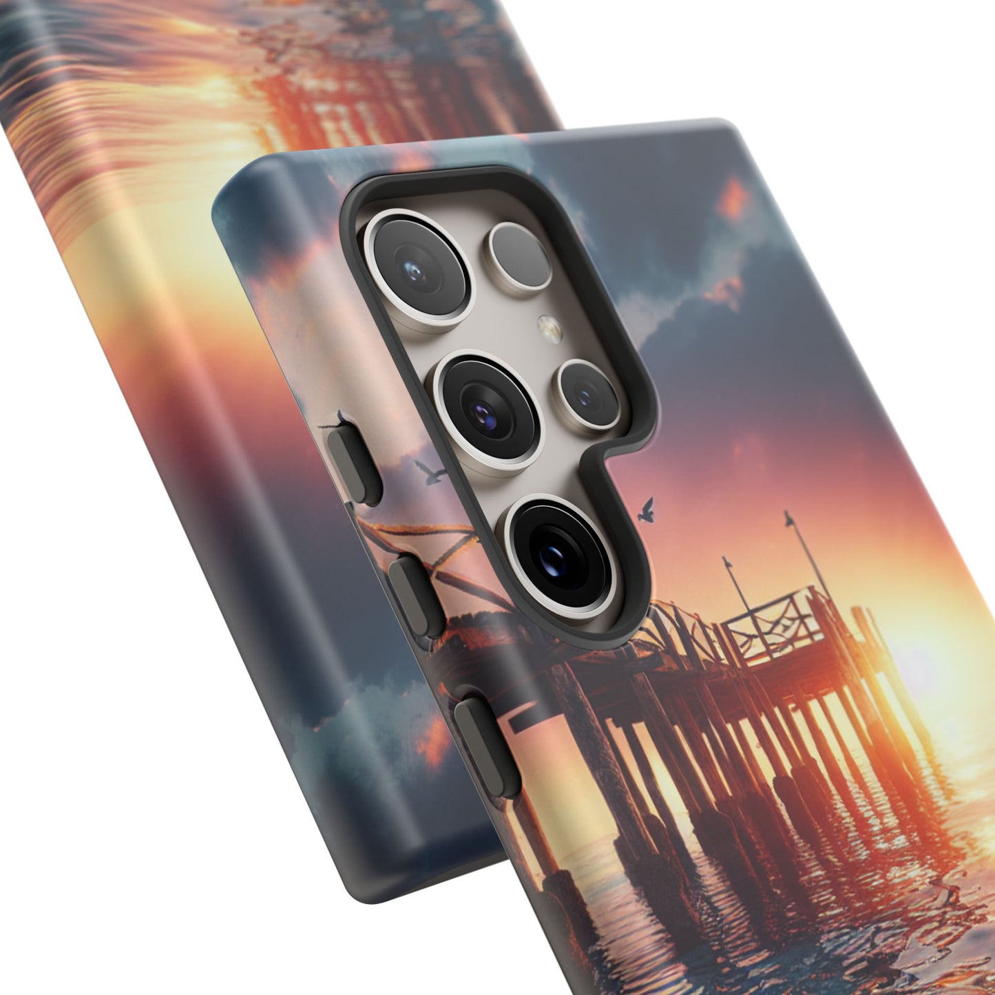 SUNSET on the PIER  phone case