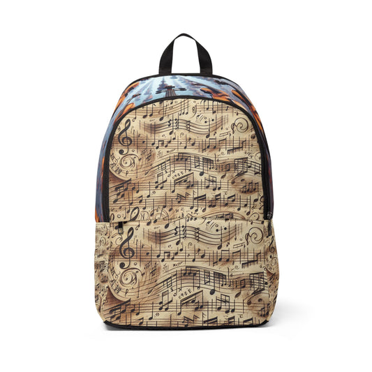 Unisex Fabric Backpack