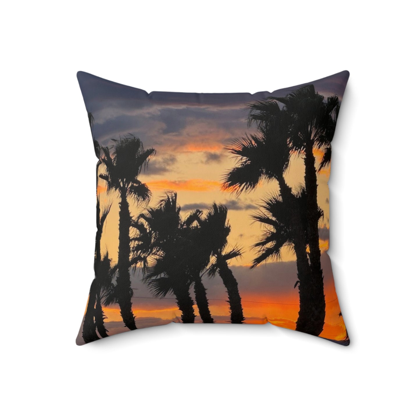 Spun Polyester Square Pillow