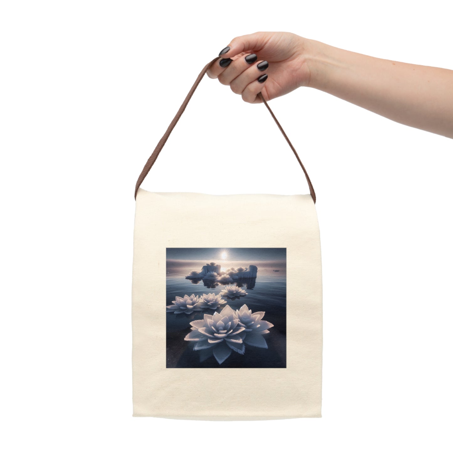 Canvas Lunch Bag With Strap