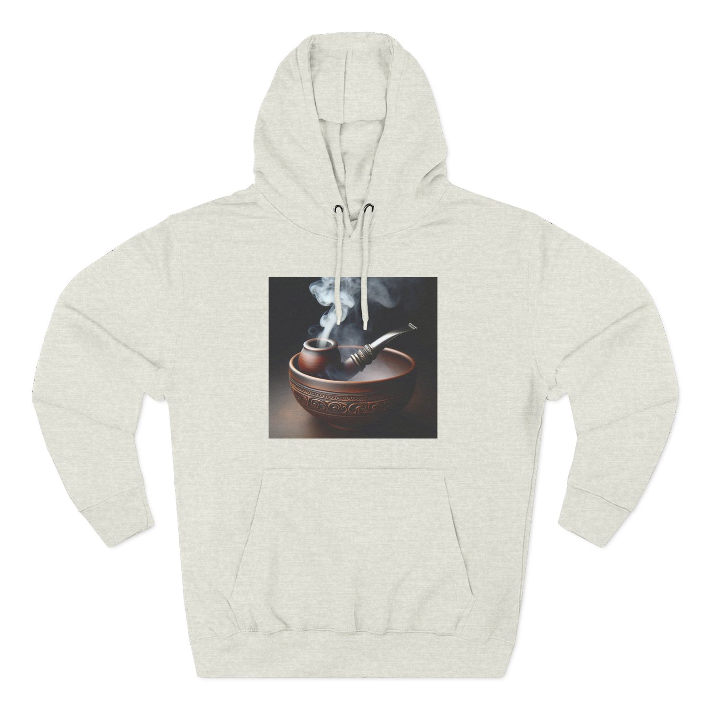 Three-Panel Fleece Hoodie