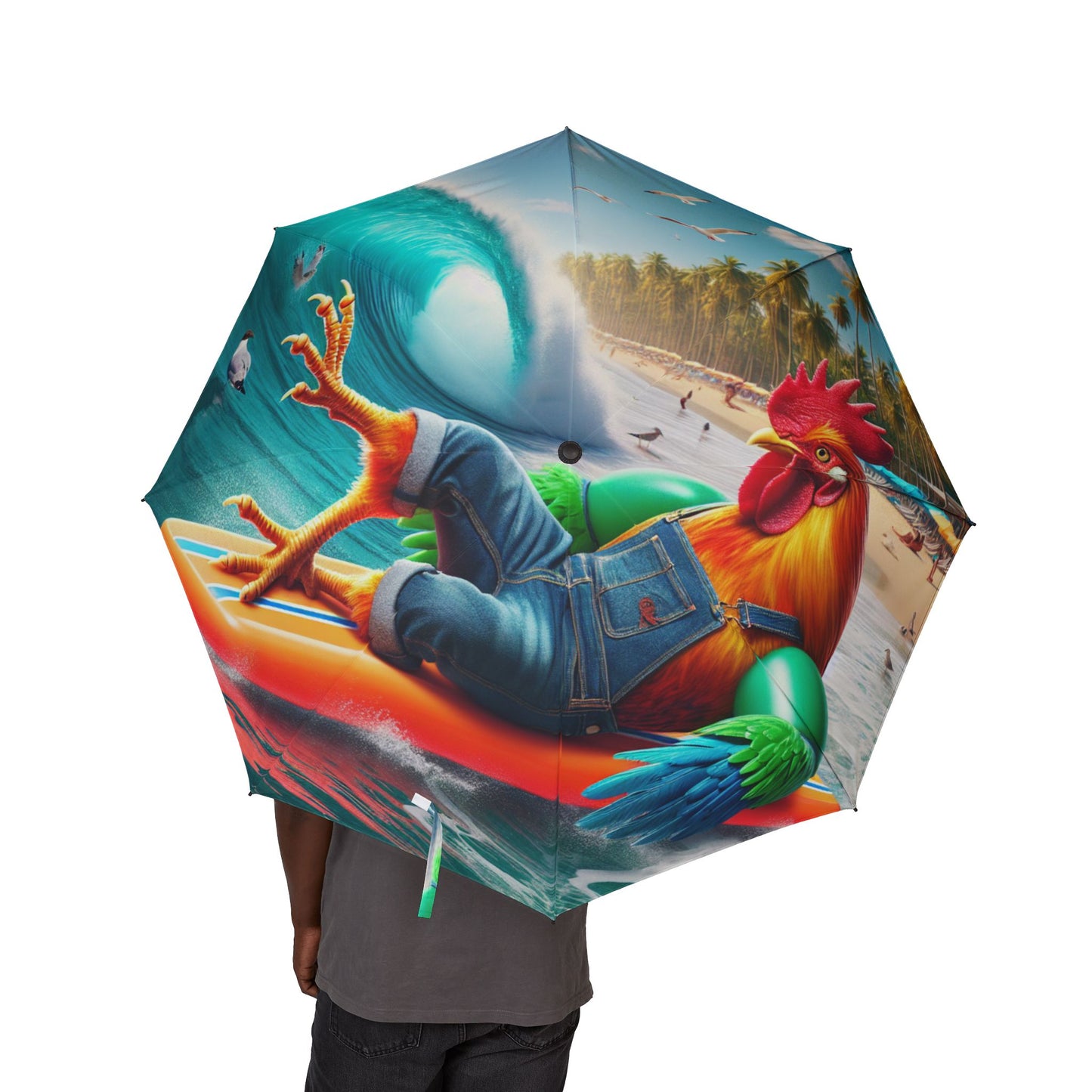 Semi-Automatic Foldable Umbrella