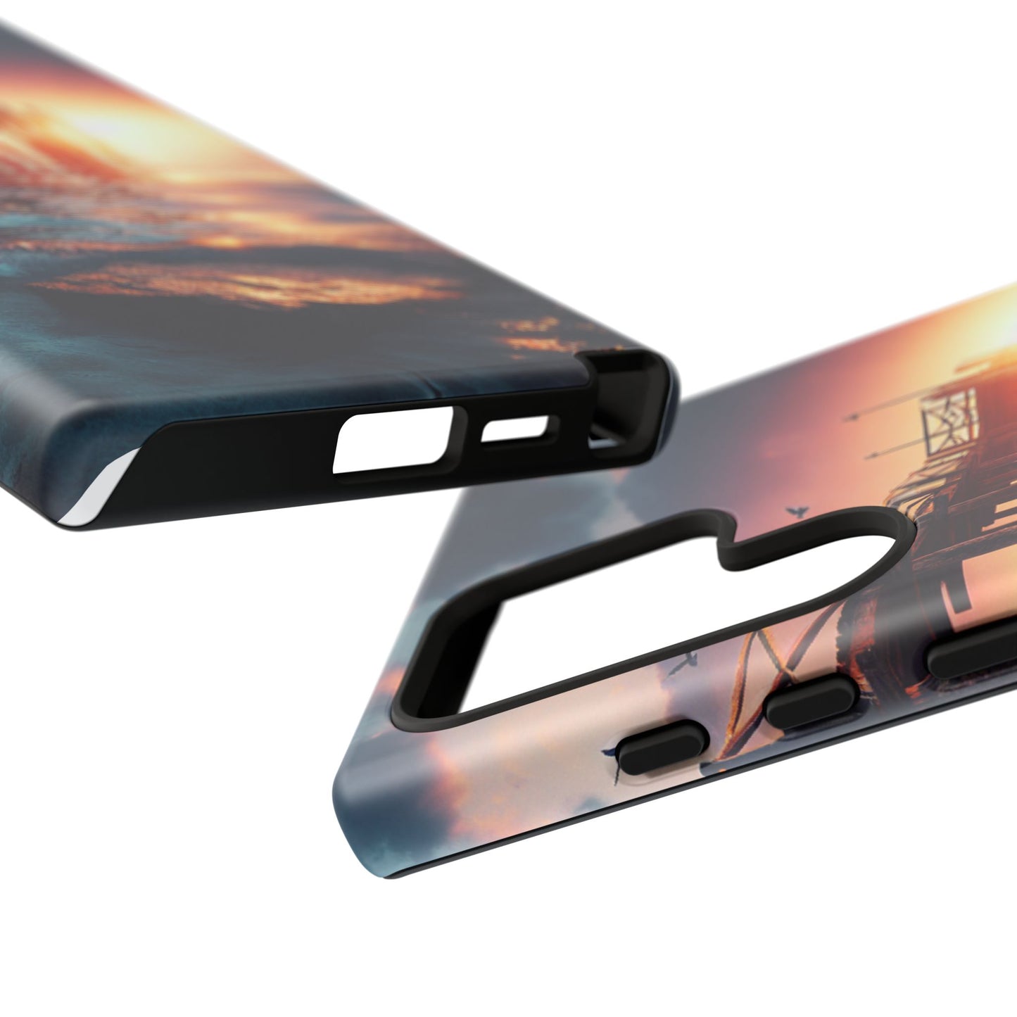 SUNSET on the PIER  phone case