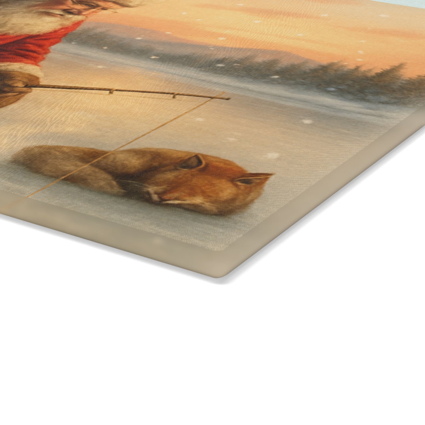 CHRISTMAS Glass Cutting Board