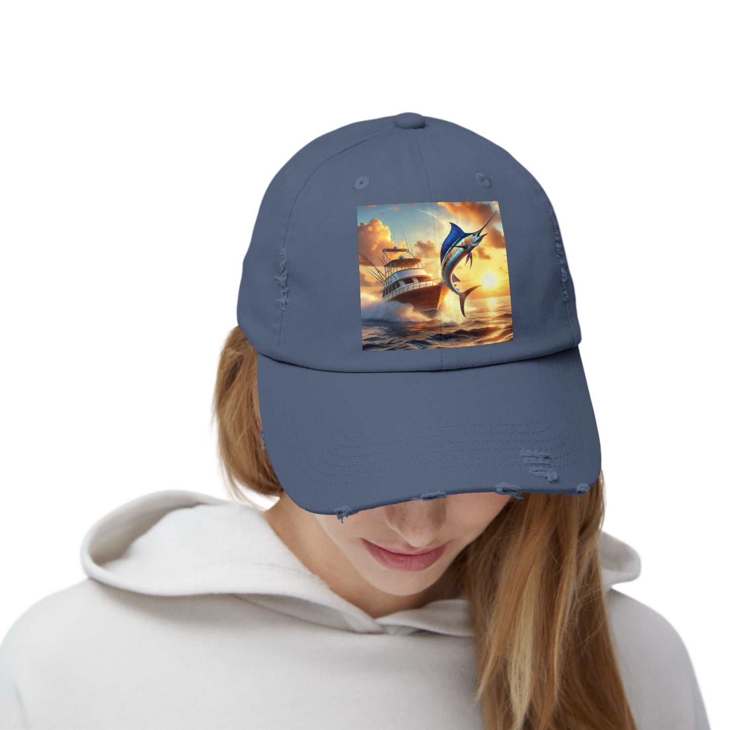 Unisex Distressed Cap