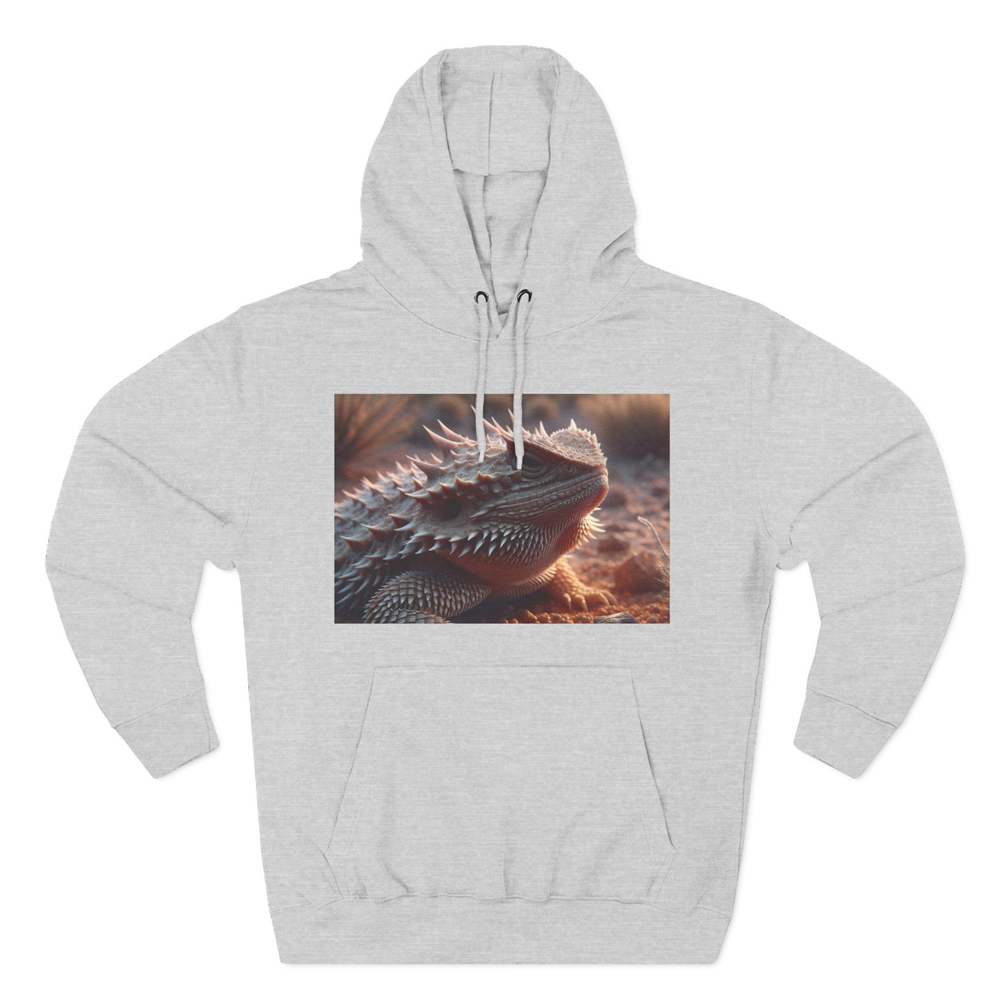 Three-Panel Fleece Hoodie
