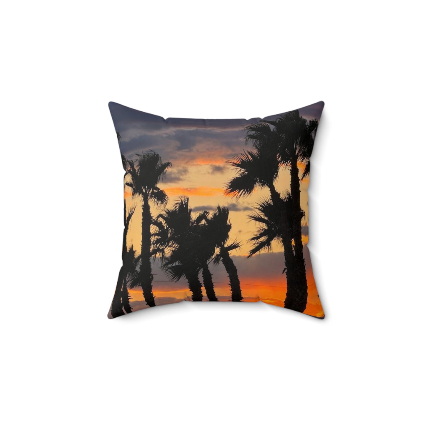 Spun Polyester Square Pillow