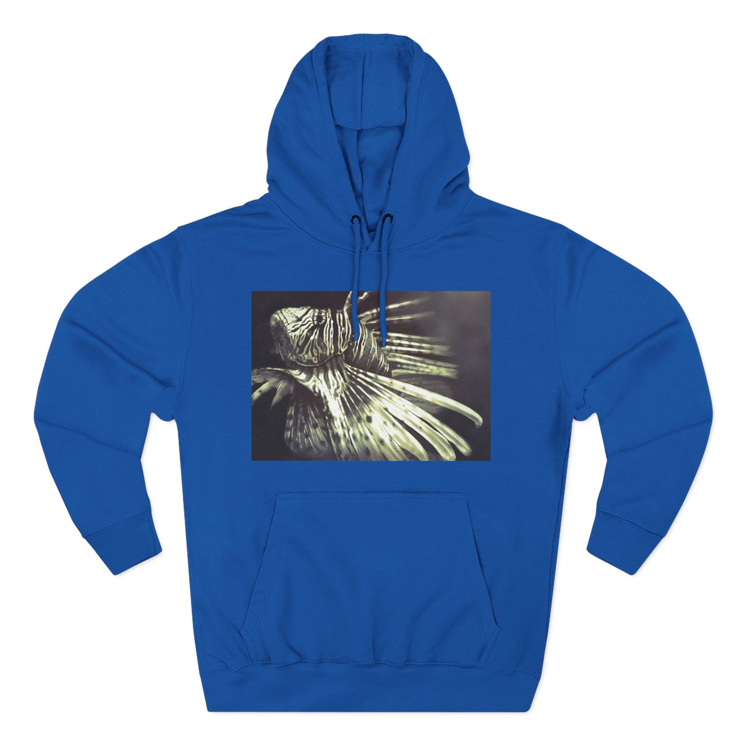 Three-Panel Fleece Hoodie