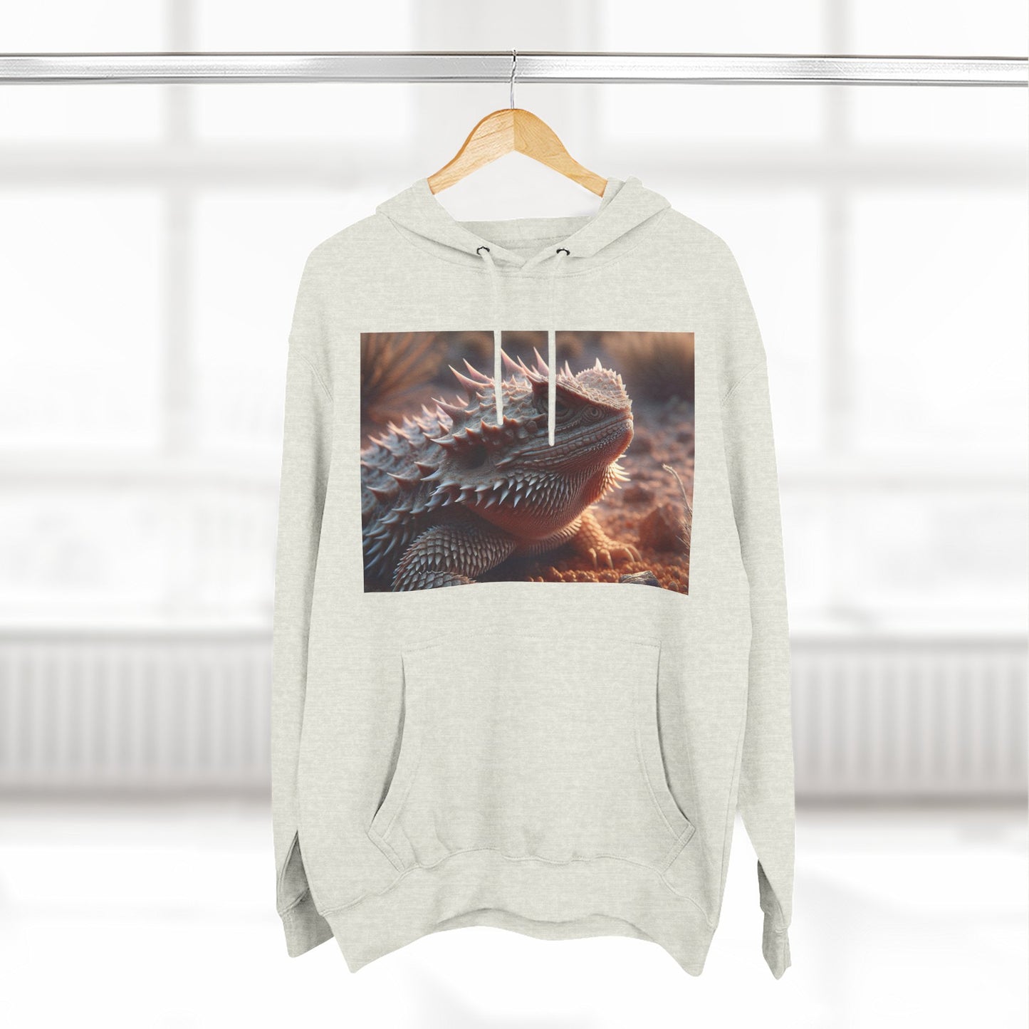 Three-Panel Fleece Hoodie