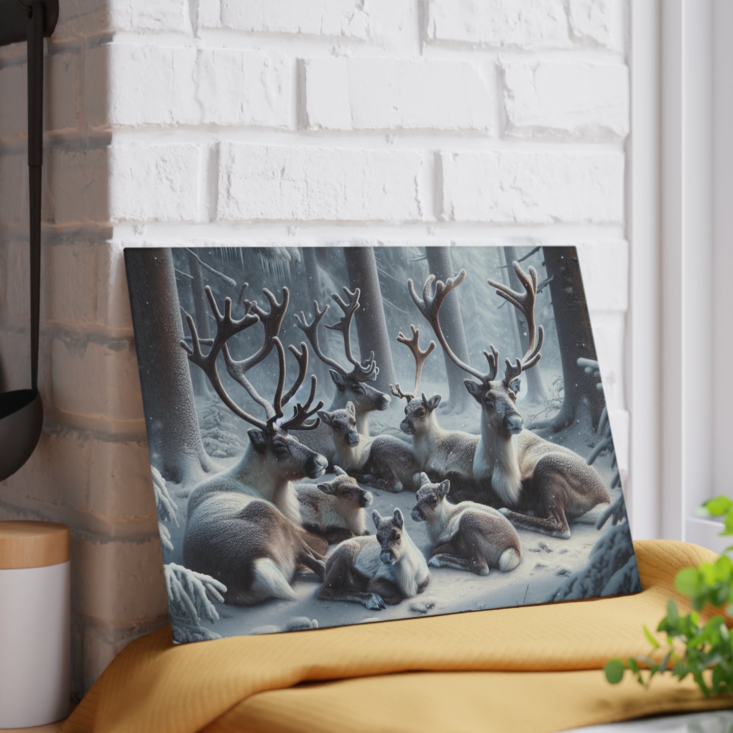 CHRISTMAS Glass Cutting Board