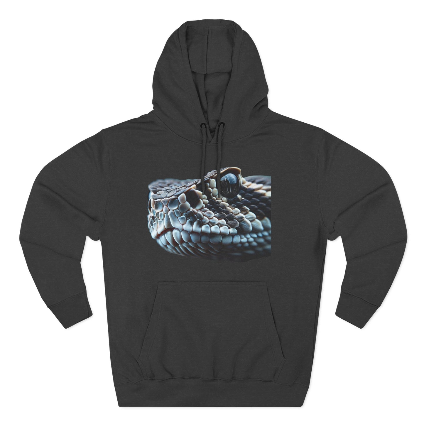 Three-Panel Fleece Hoodie