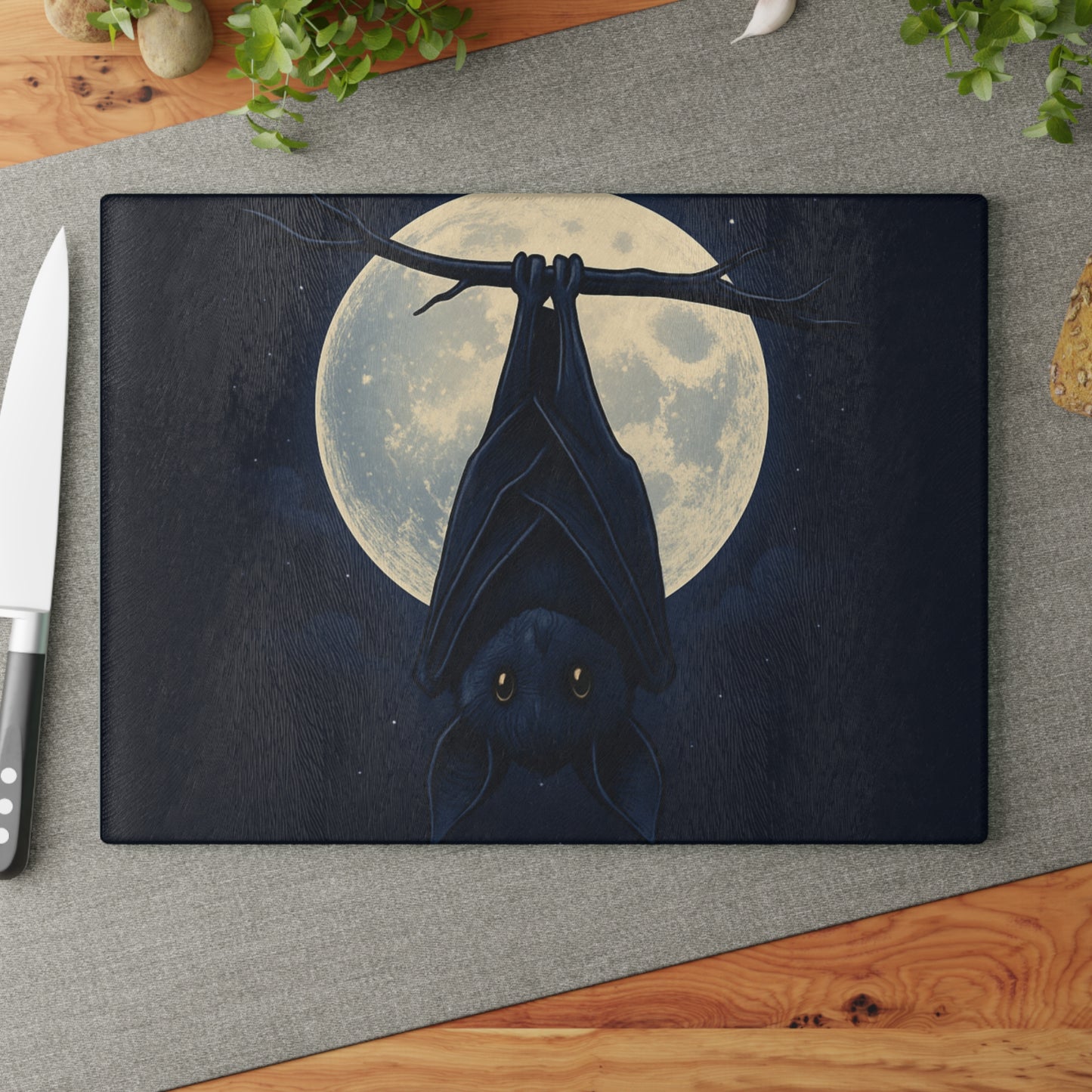 HALLOWEEN Glass Cutting Board