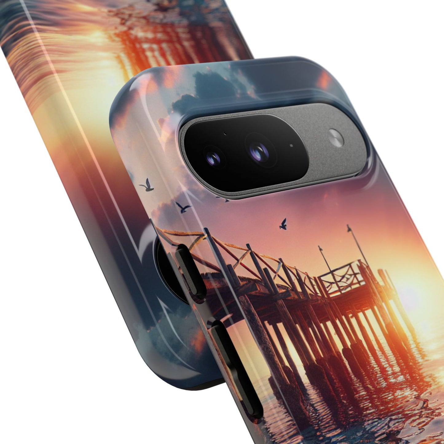 SUNSET on the PIER  phone case