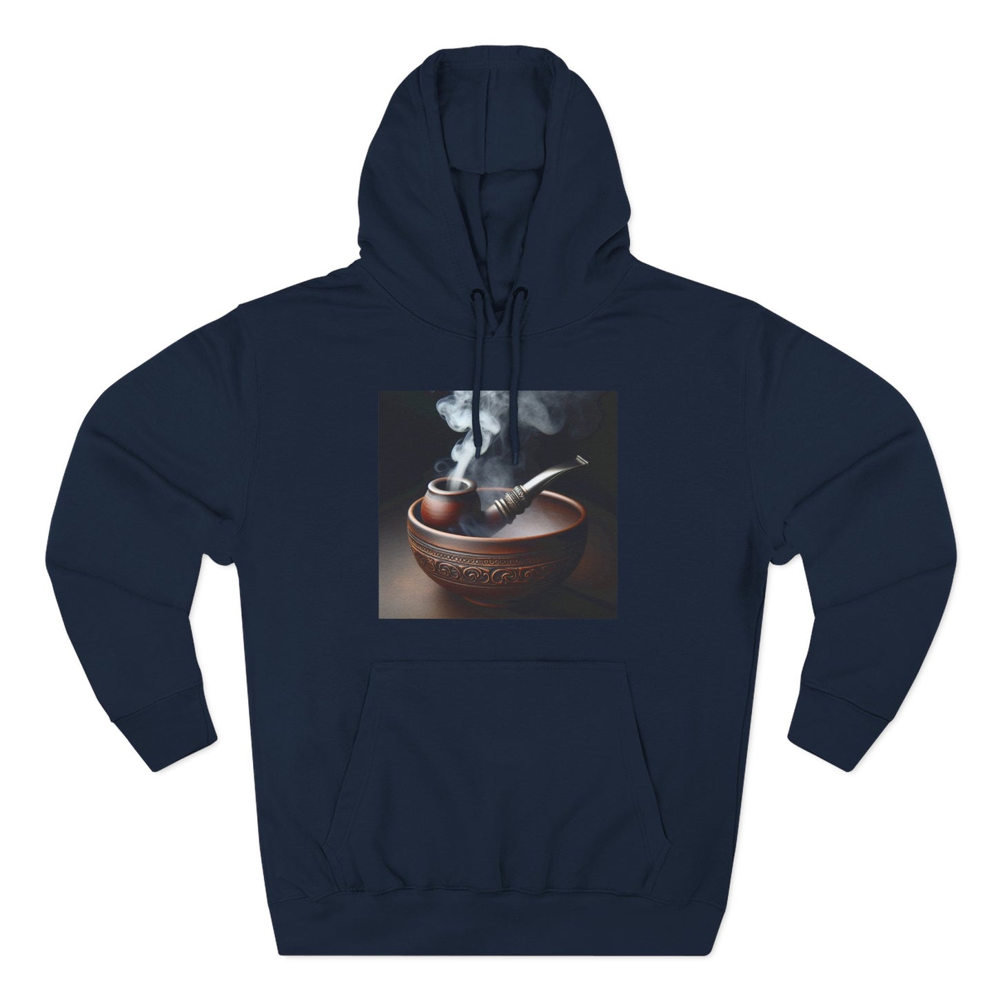Three-Panel Fleece Hoodie