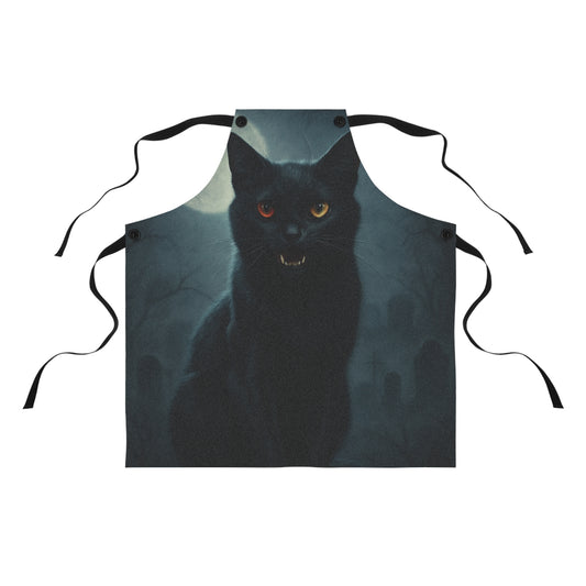 HALLOWEEN (BLACK CAT) Apron (AOP)