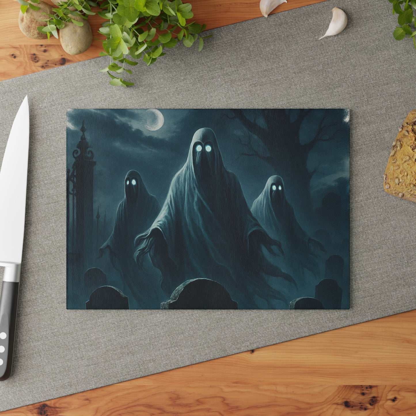 HALLOWEEN Glass Cutting Board