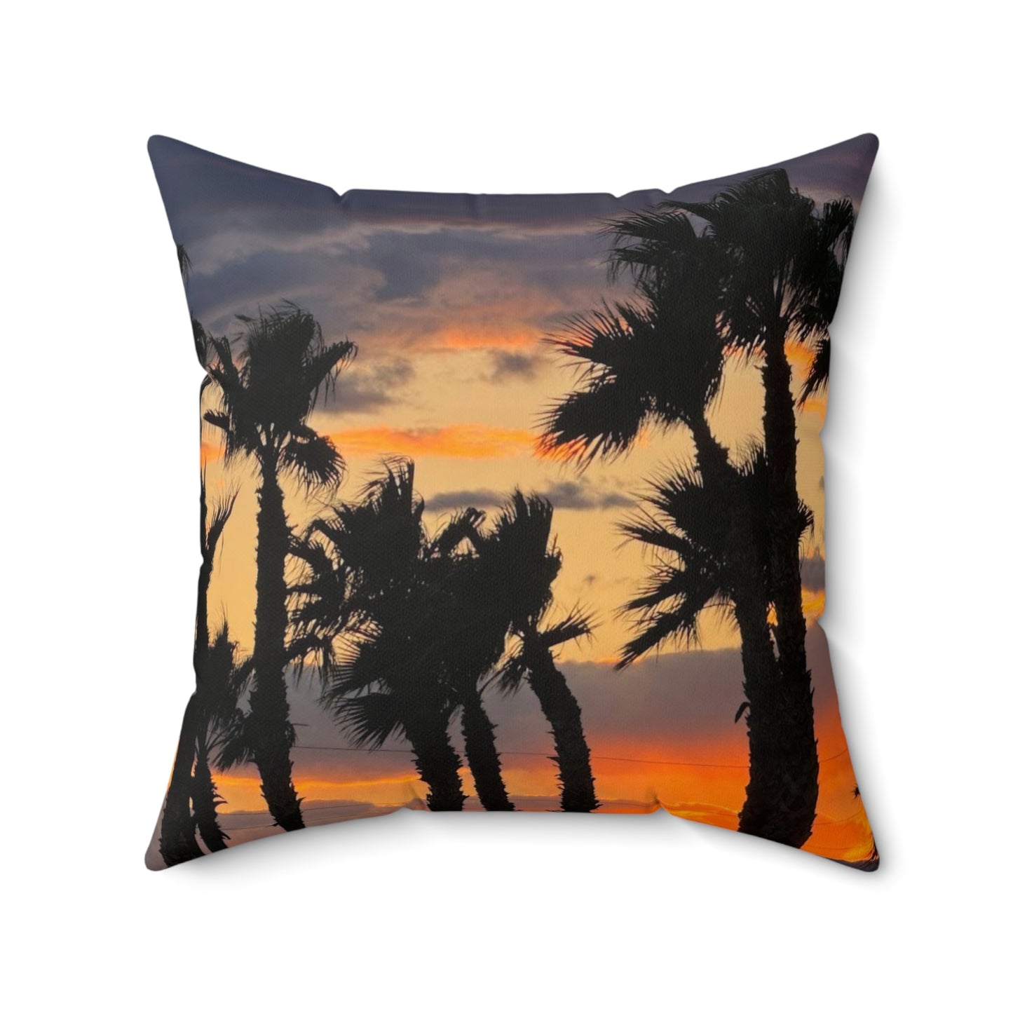 Spun Polyester Square Pillow