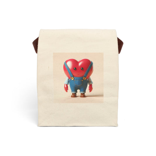 Canvas Lunch Bag With Strap