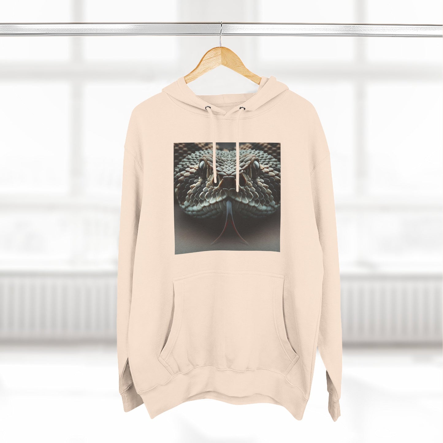 Three-Panel Fleece Hoodie