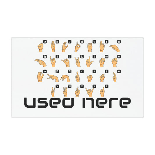 SIGN LANGUAGE Car Magnets