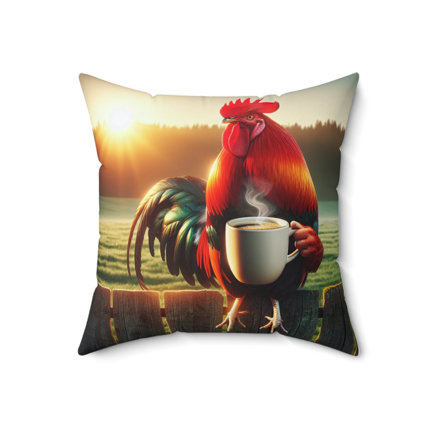 Spun Polyester Square Pillow