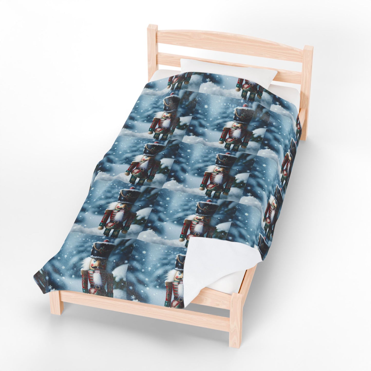 NUTCRACKER Velveteen Plush Blanket