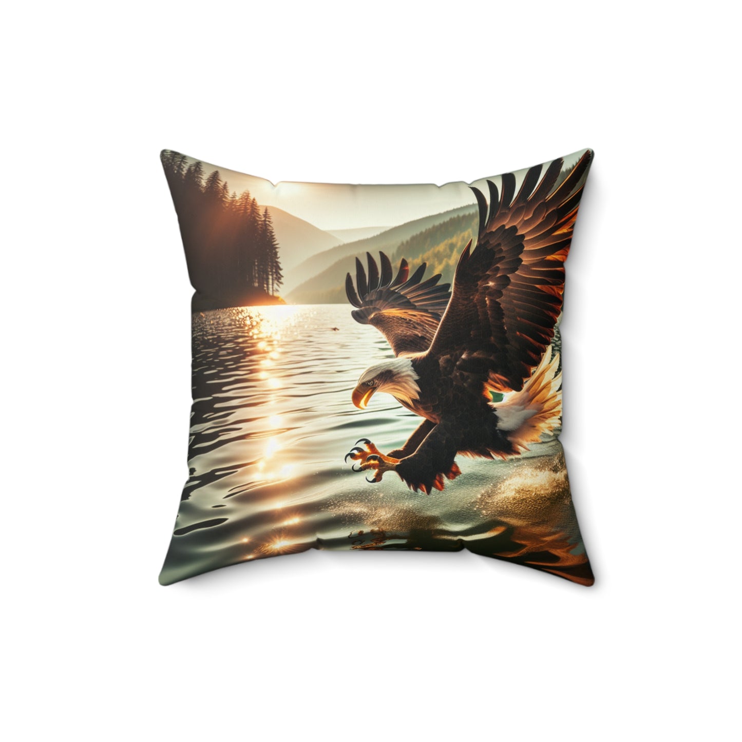 Spun Polyester Square Pillow