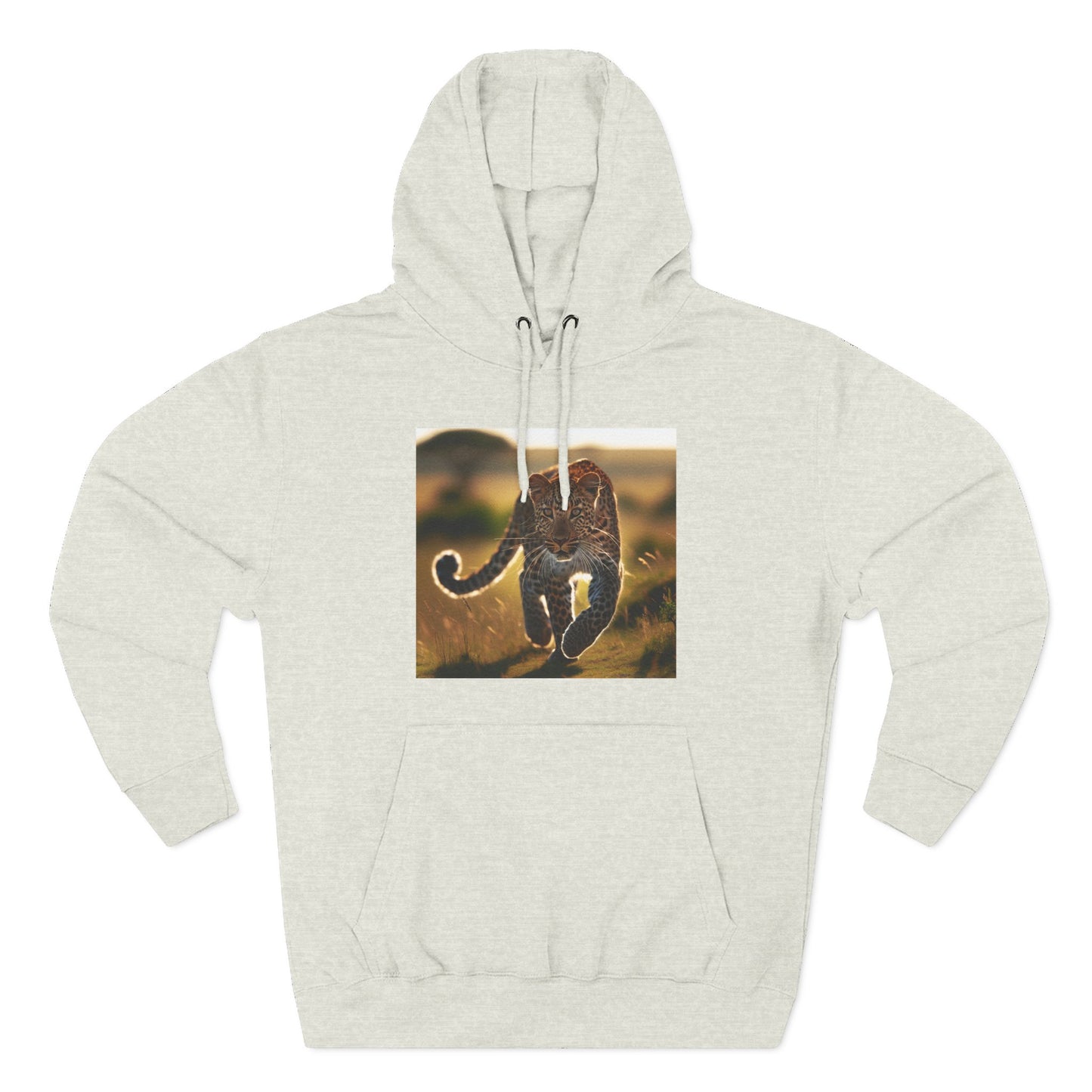 Three-Panel Fleece Hoodie