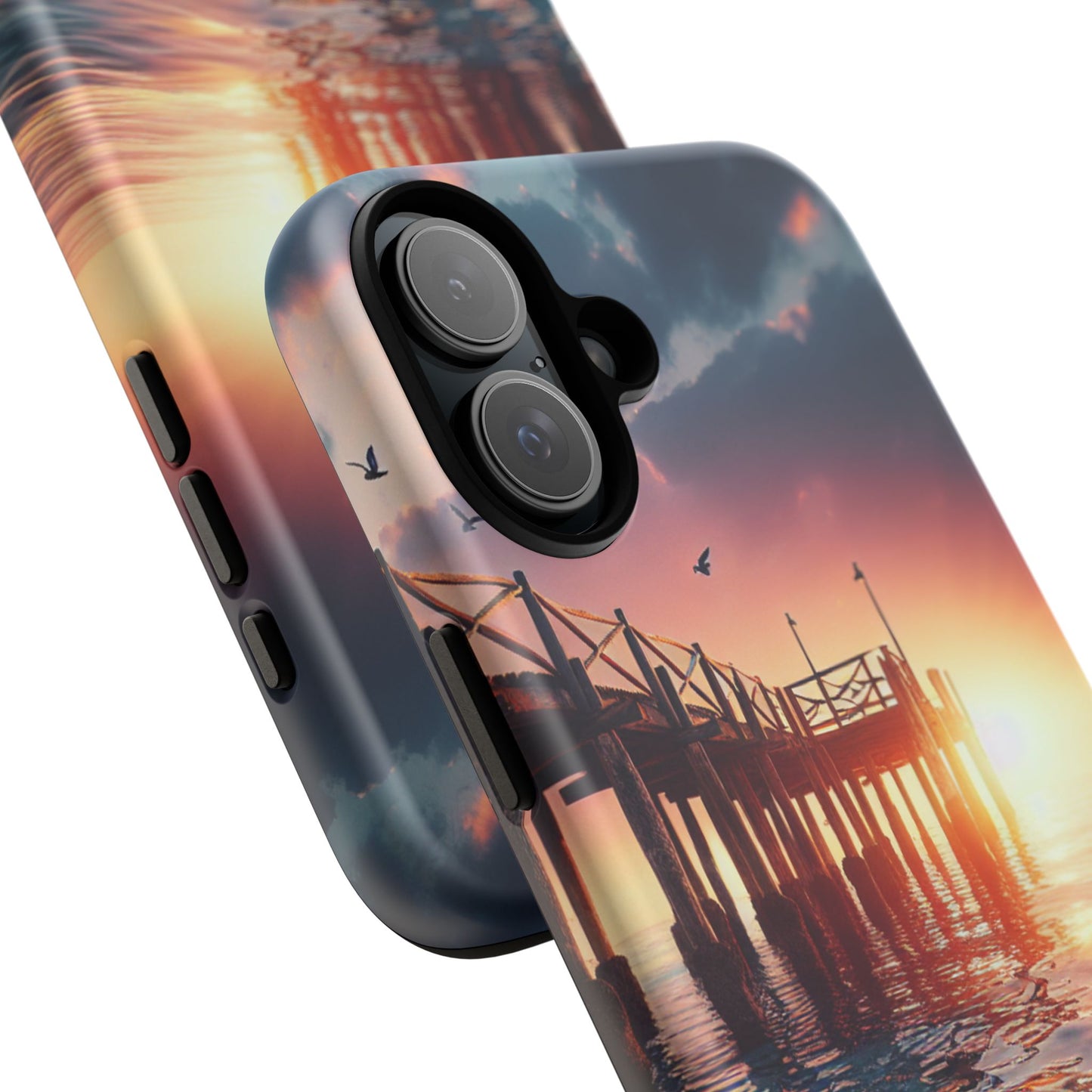 SUNSET on the PIER  phone case