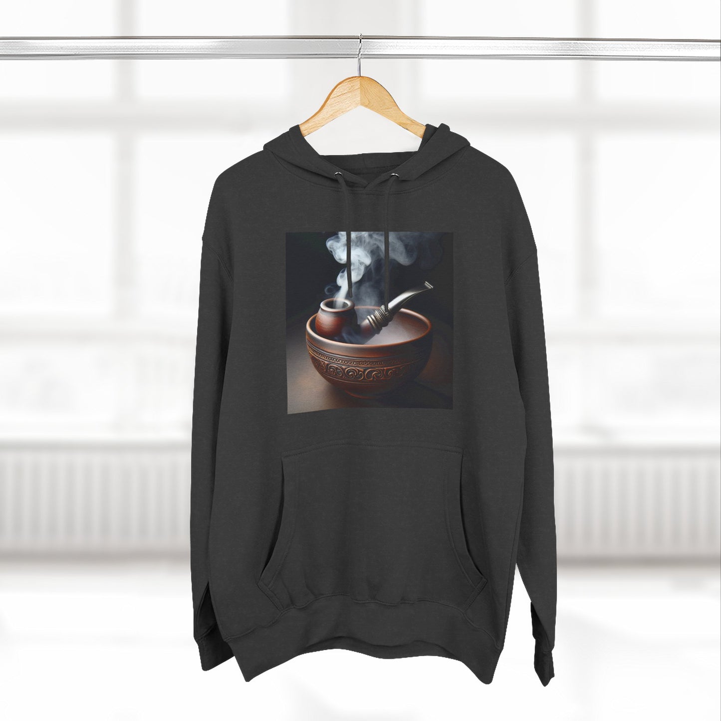 Three-Panel Fleece Hoodie