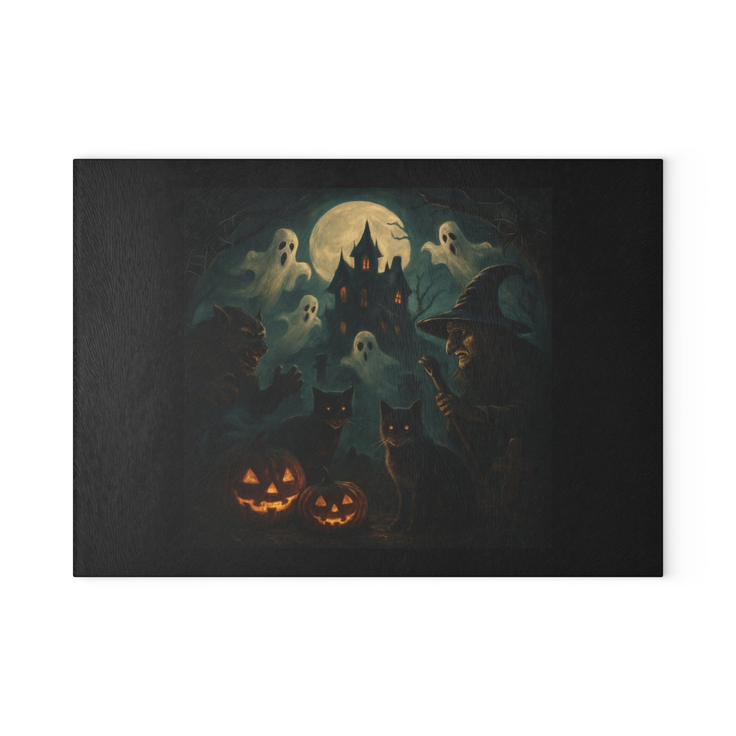 HALLOWEEN Glass Cutting Board