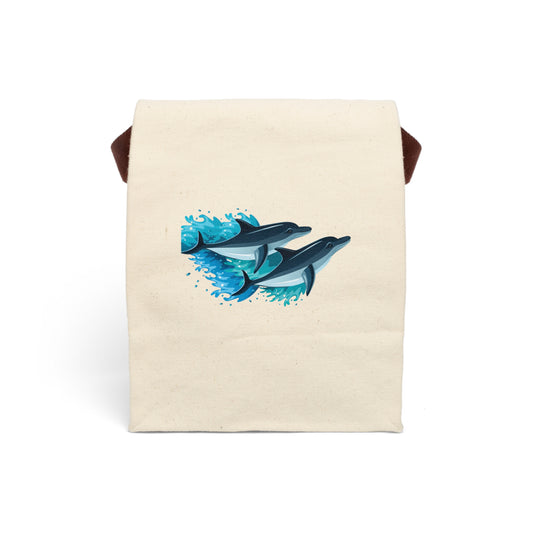 Canvas Lunch Bag With Strap
