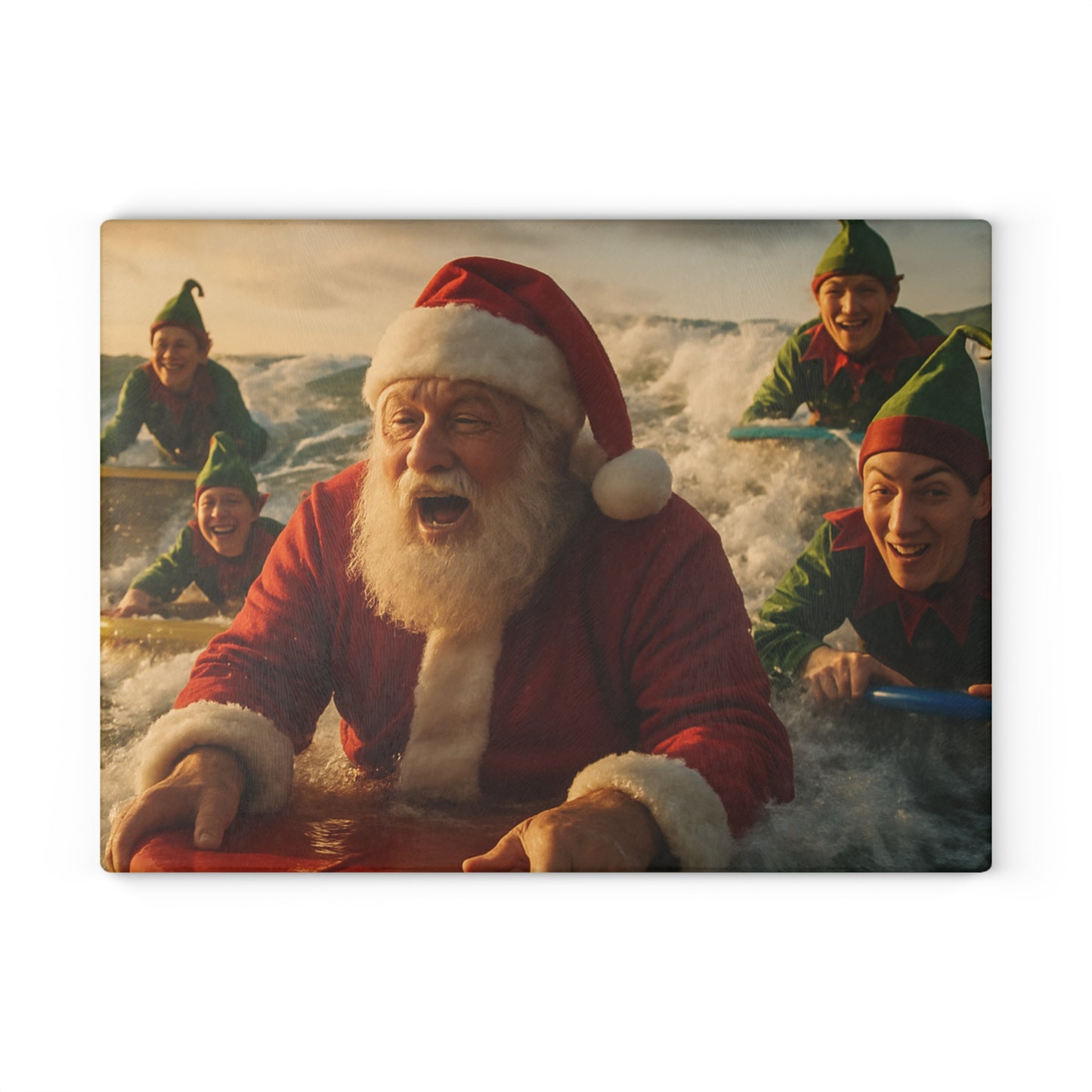 CHRISTMAS Glass Cutting Board