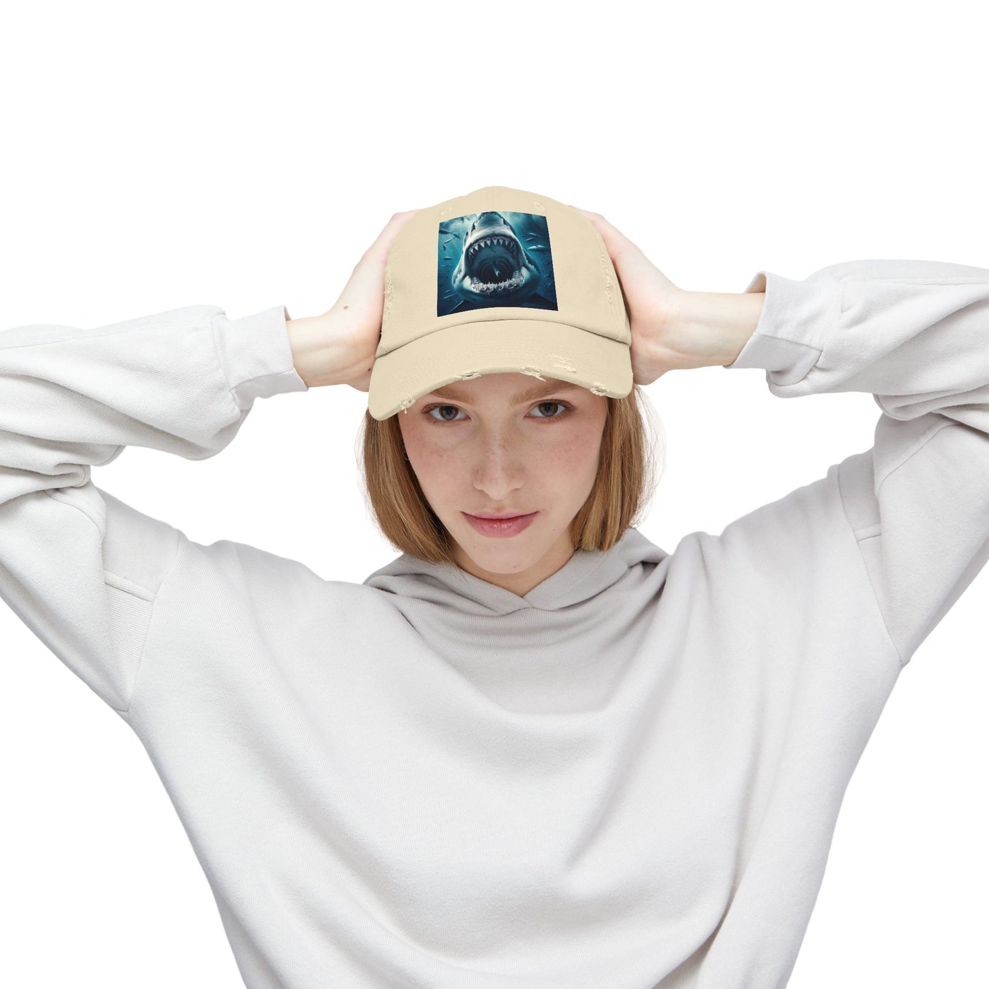 Unisex Distressed Cap