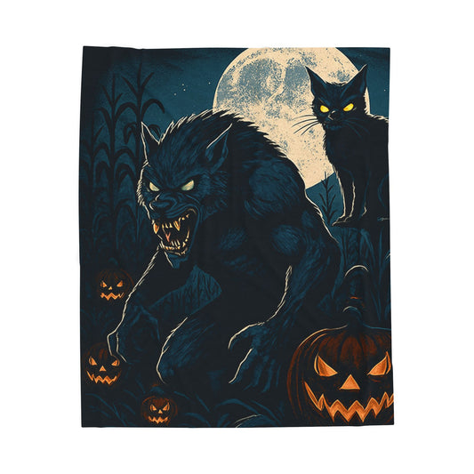 HALLOWEEN Velveteen Plush Blanket