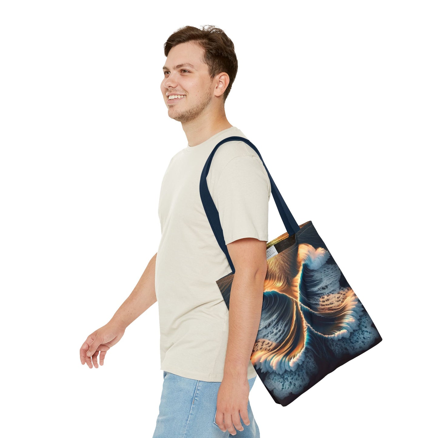 WAVES Tote Bag (AOP)