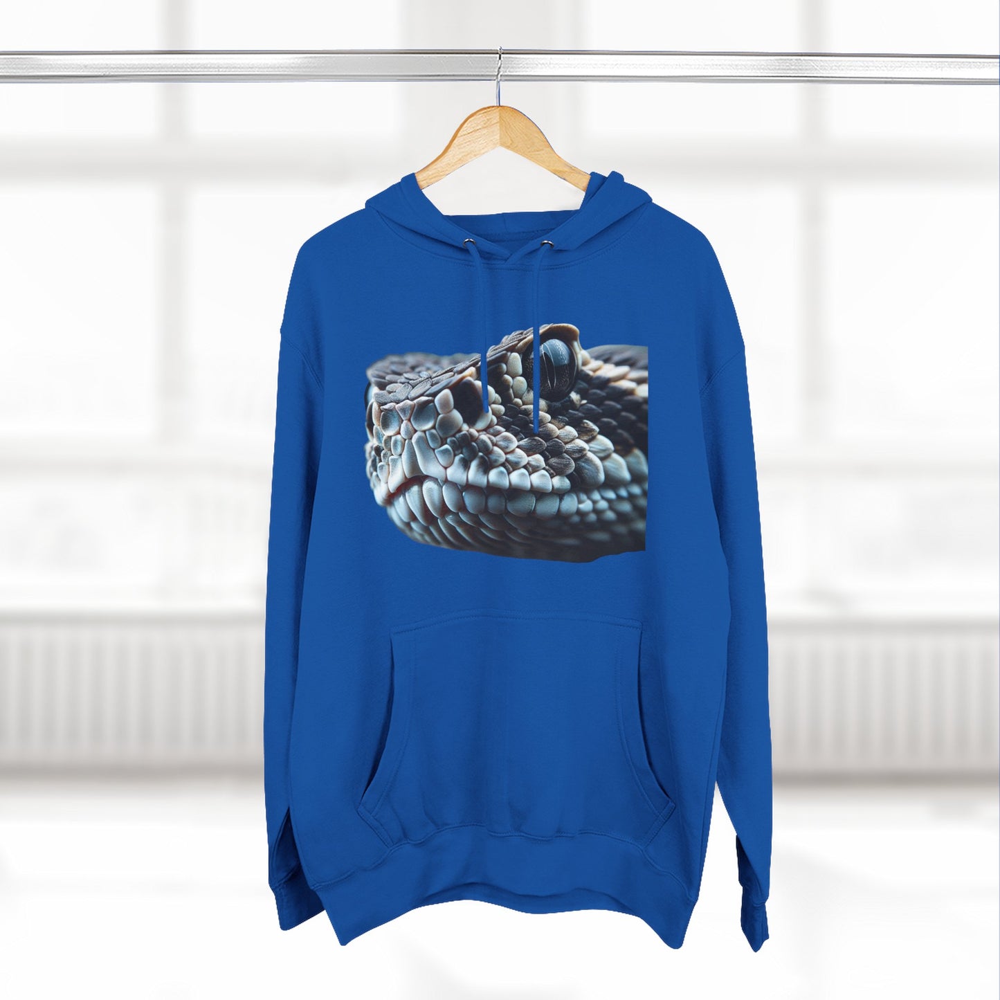 Three-Panel Fleece Hoodie