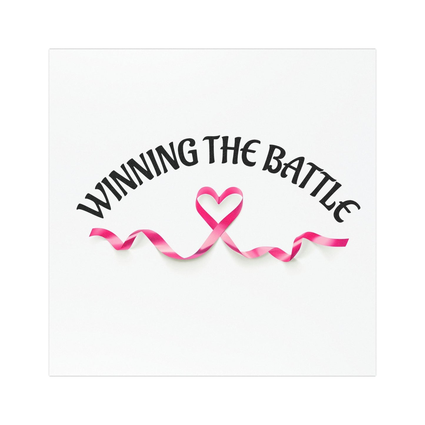 WINNING THE BATTLE car magnet