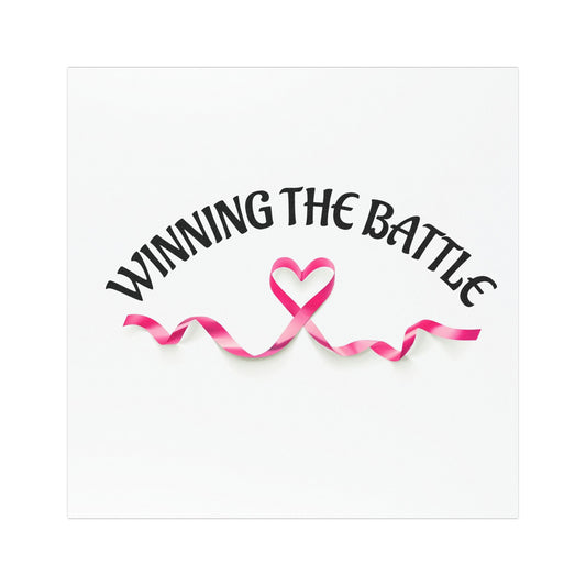 WINNING THE BATTLE car magnet