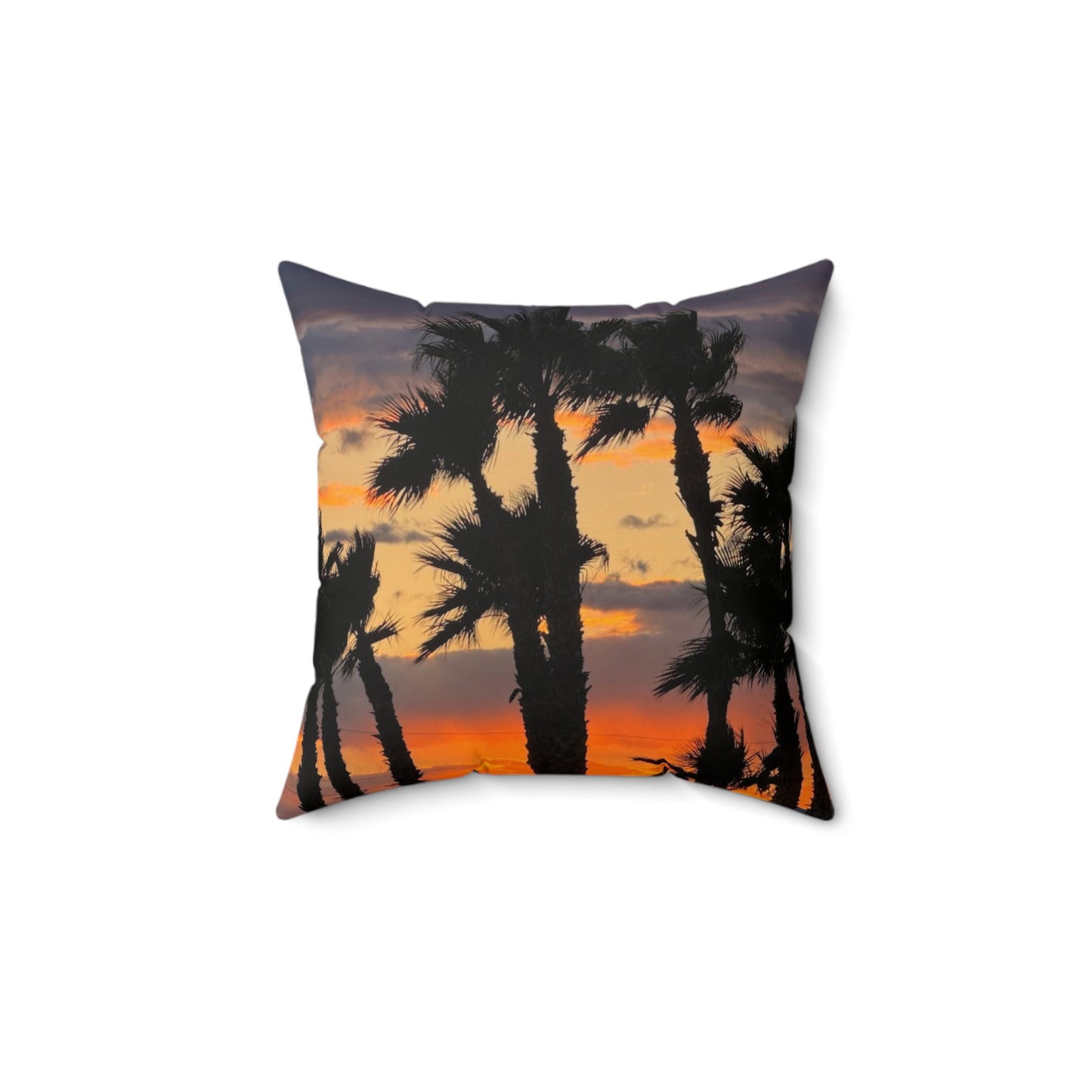 Spun Polyester Square Pillow