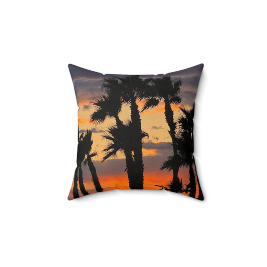 Spun Polyester Square Pillow