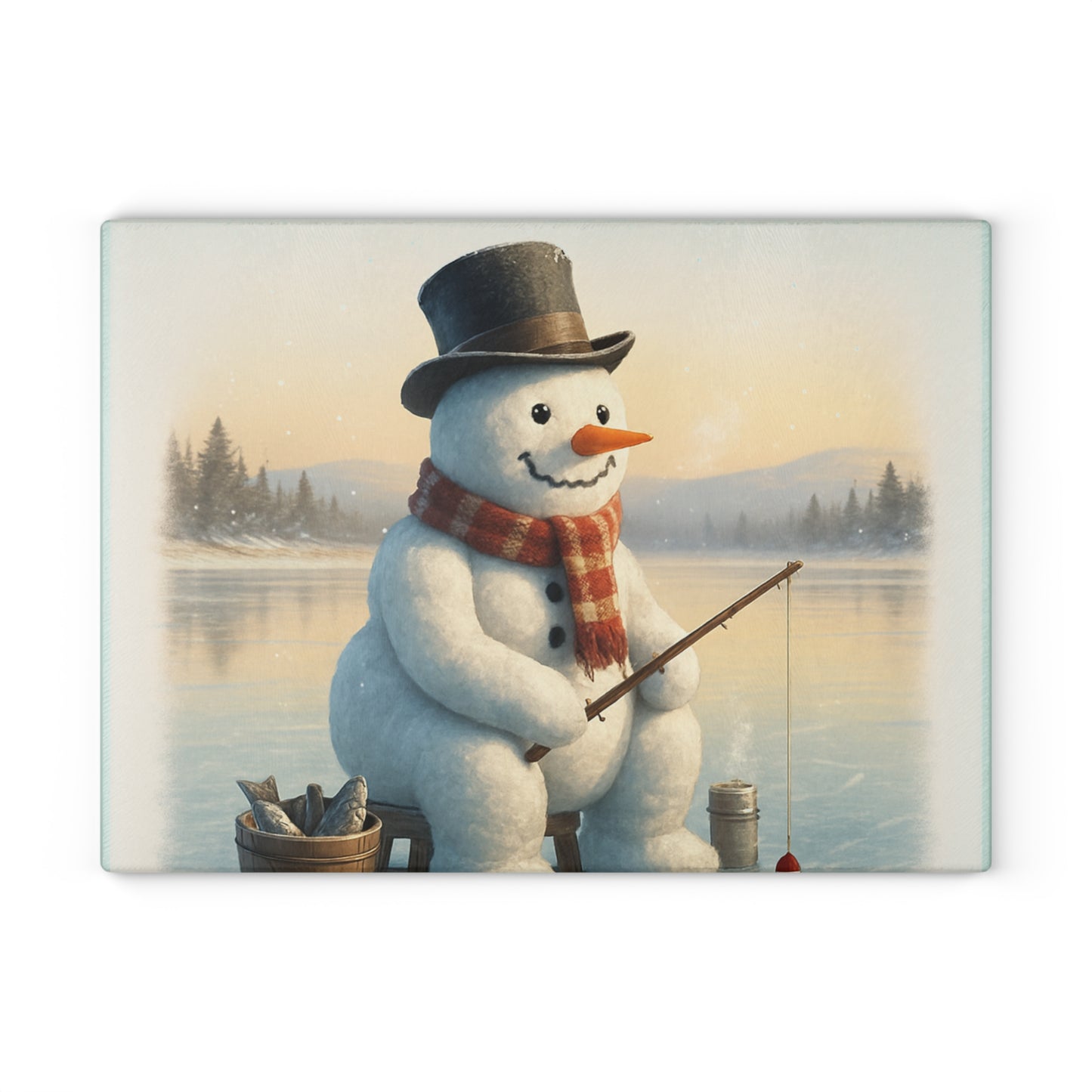 CHRISTMAS Glass Cutting Board