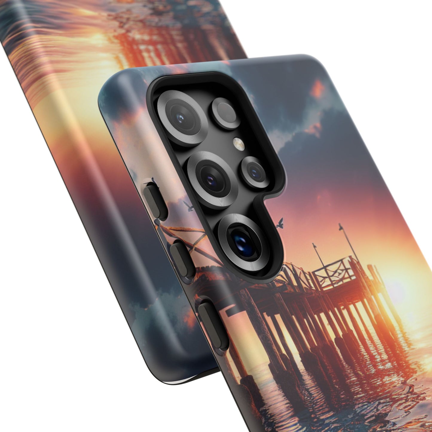 SUNSET on the PIER  phone case
