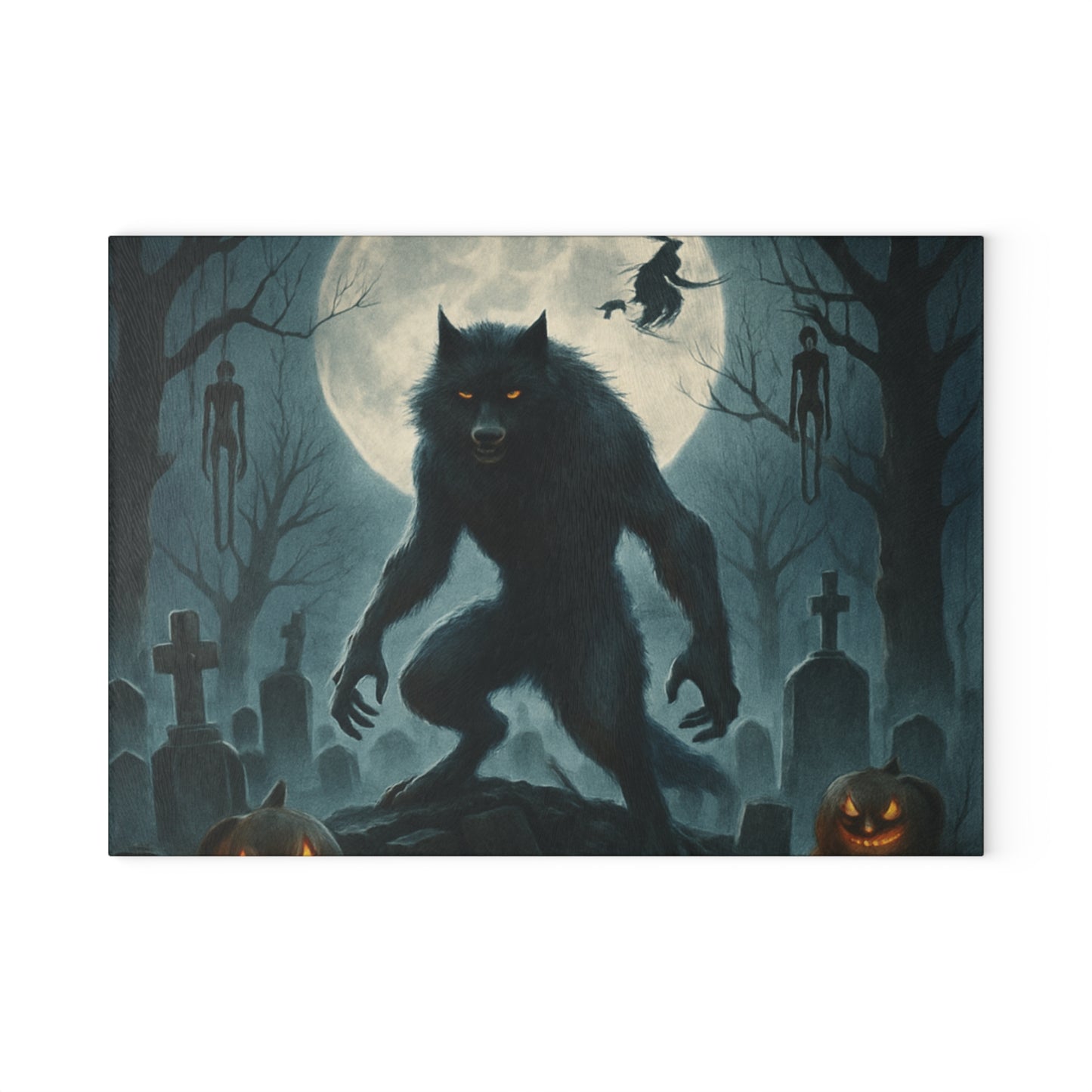 HALLOWEEN Glass Cutting Board